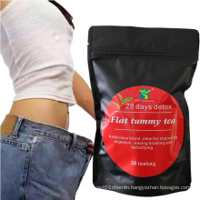 Flat tummy tea 28days detox slimming tea Chinese herbal green tea for weight lose Fat burning